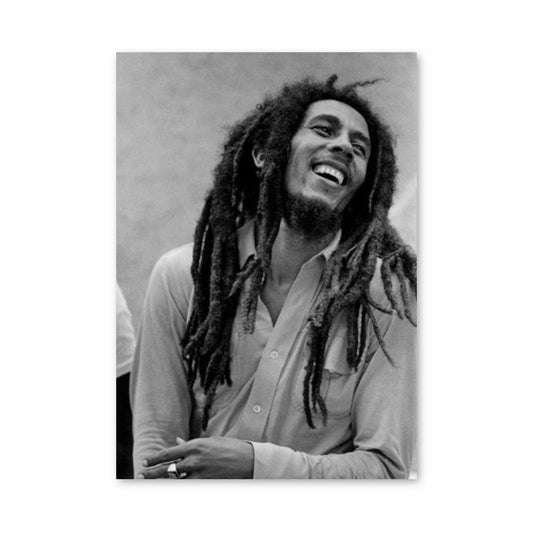 Poster Bob Marley lacht