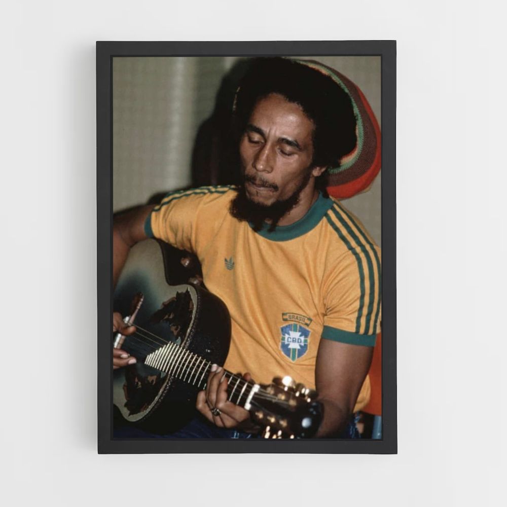 Poster Bob Marley-gitaar