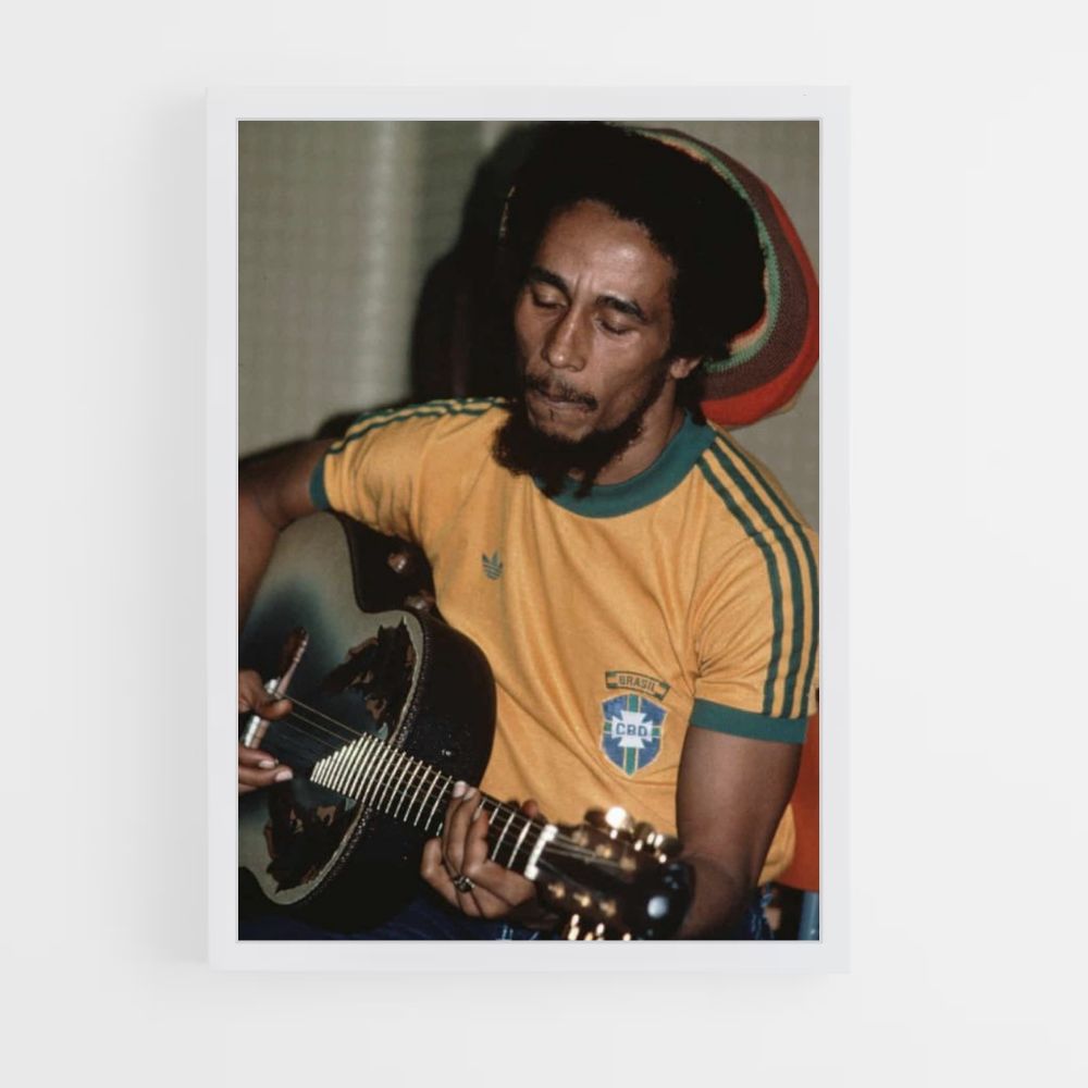 Poster Bob Marley-gitaar