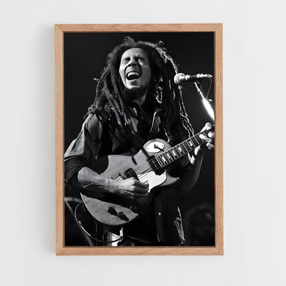 bob-marley-3 cadre Bois clair