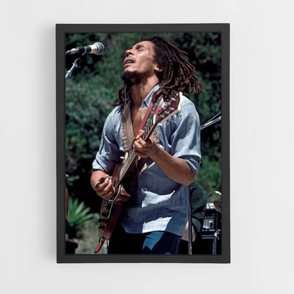 Affiche Bob Marley zingt