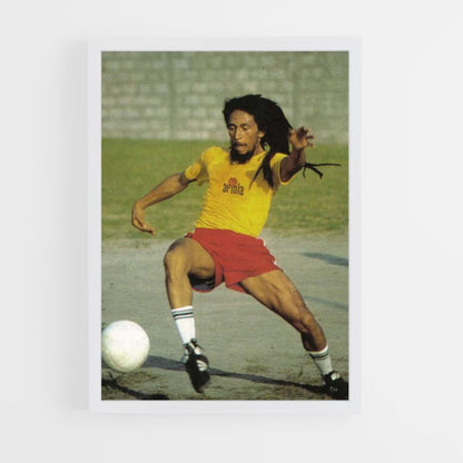 Poster Bob Marley voetbal