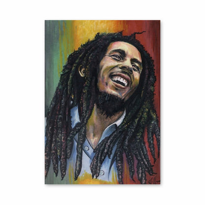 Poster Bob Marley Groen Geel Rood