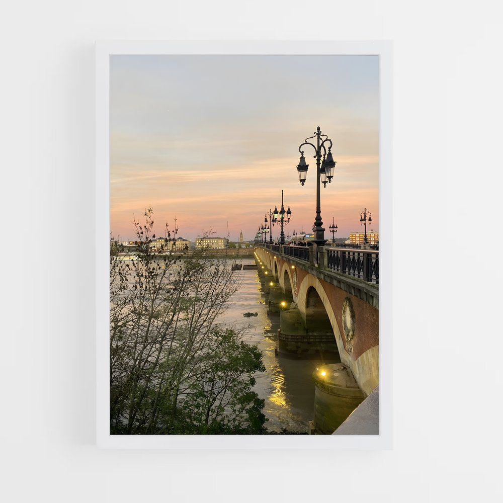 bordeaux-7 cadre Blanc
