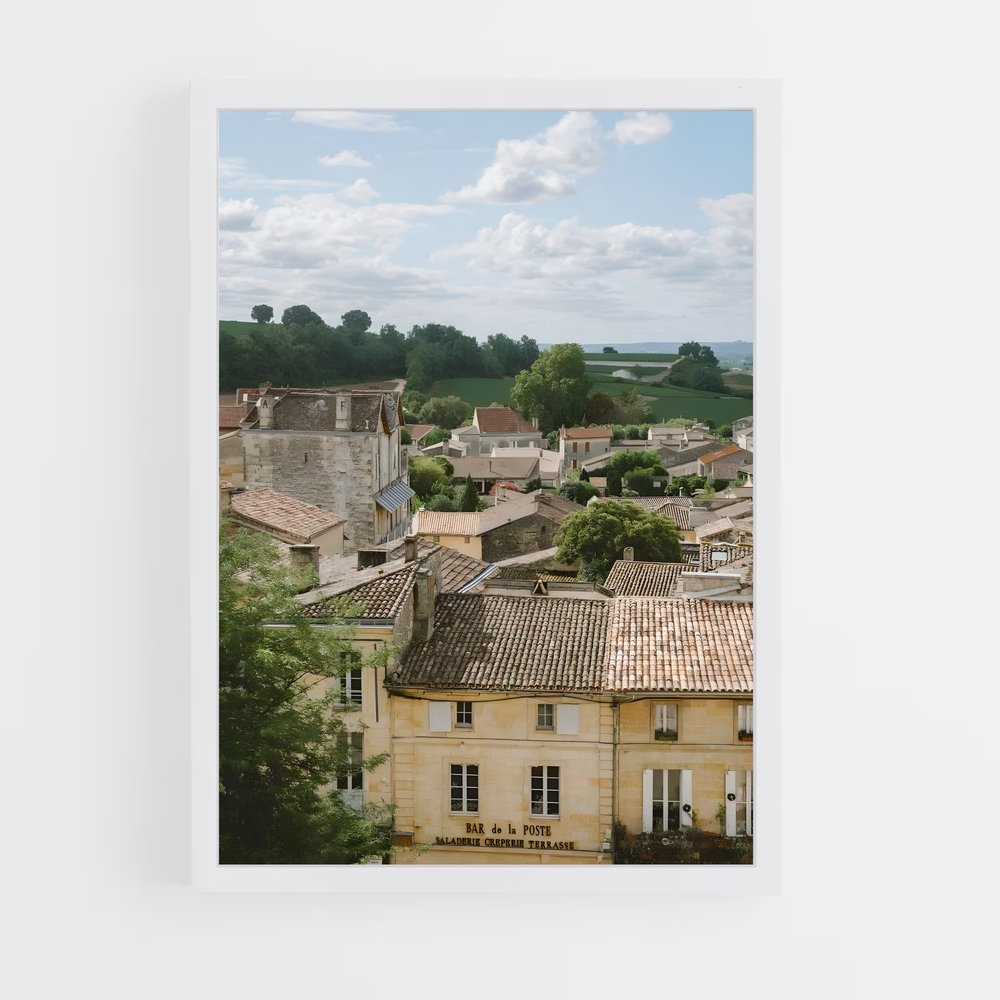 bordeaux-8 cadre Blanc