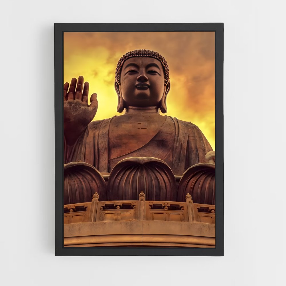 bouddha-5 cadre Noir