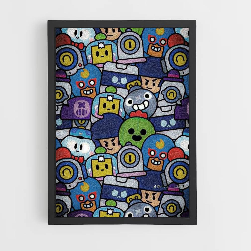 Poster Emoji Brawl-sterren