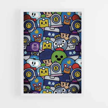 Poster Emoji Brawl-sterren