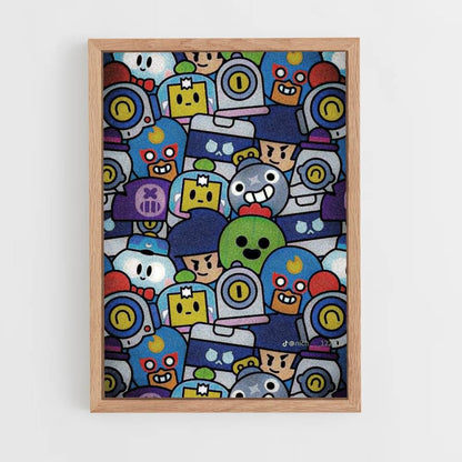 Poster Emoji Brawl-sterren