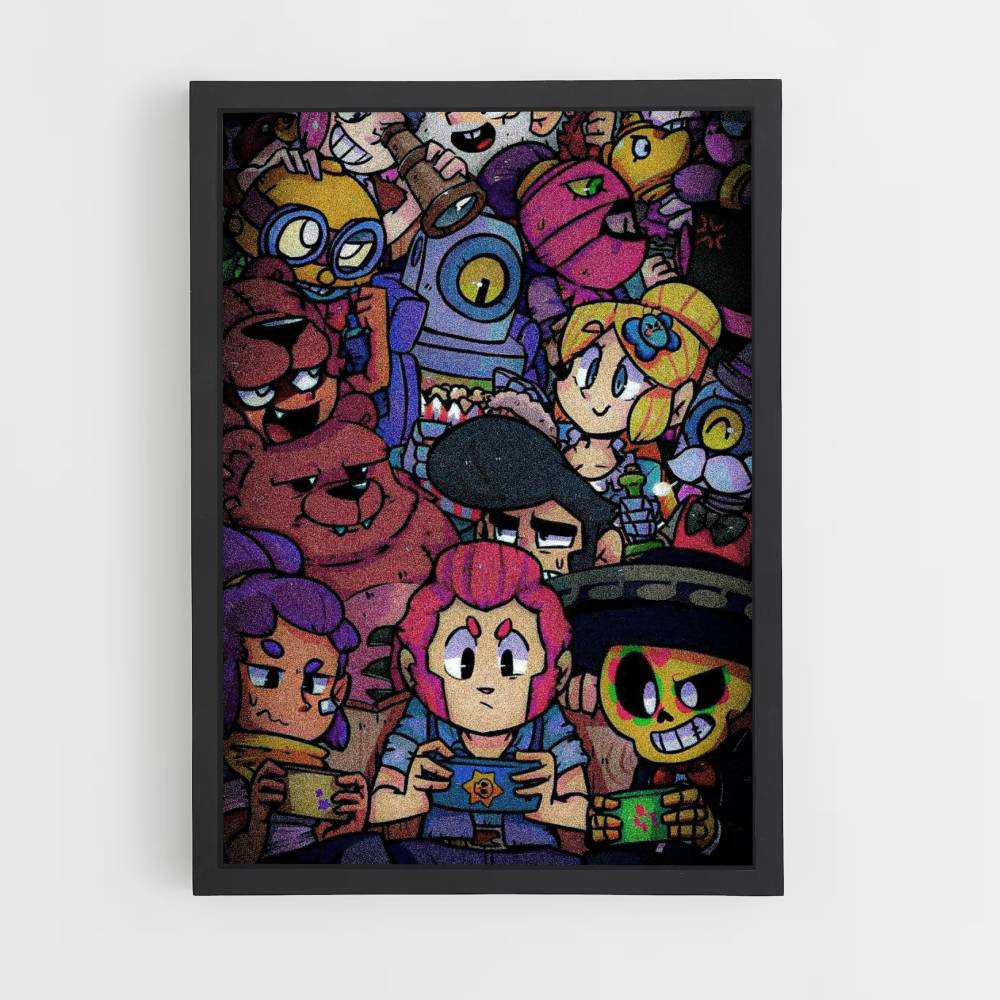 Poster tekening Brawl Stars