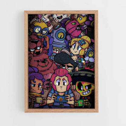 Poster tekening Brawl Stars