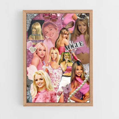 britney-spears-1 cadre Bois clair