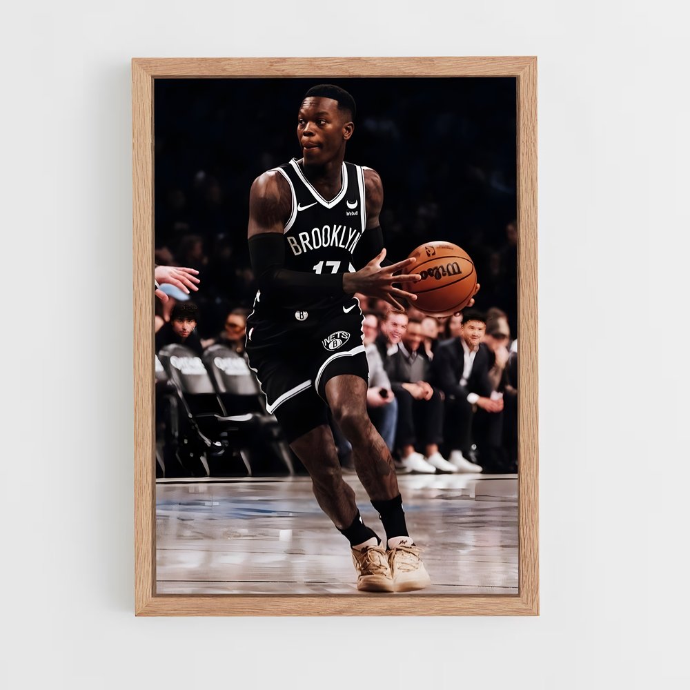 brooklyn-nets-6 cadre Bois clair