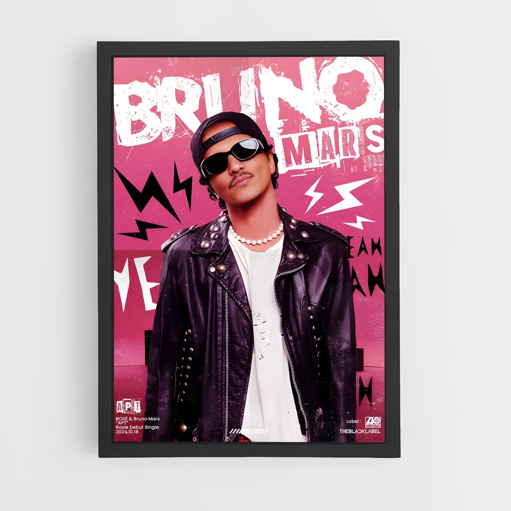 bruno-mars-17 cadre Noir