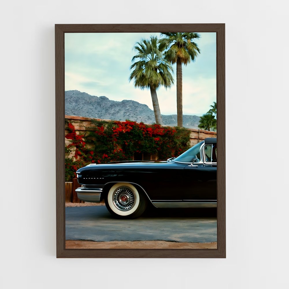 cadillac-1 cadre Bois foncé