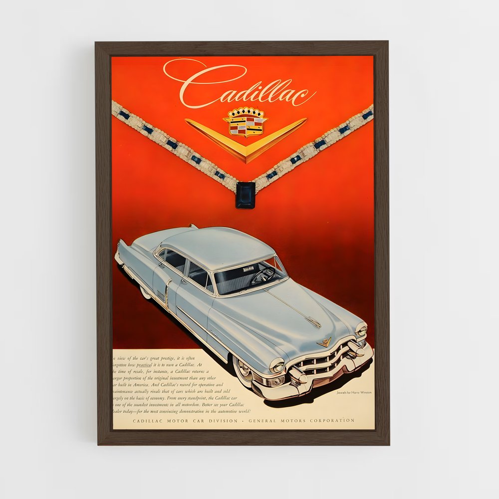 cadillac-7 cadre Bois foncé