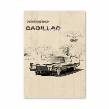 Poster Cadillac Coup de Ville