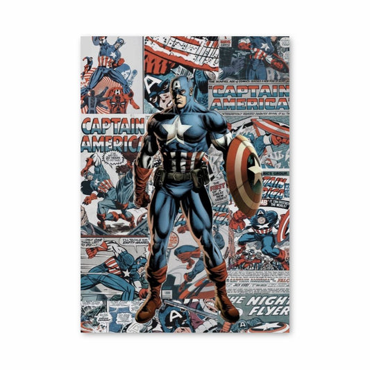 Affiche Captain America Comics