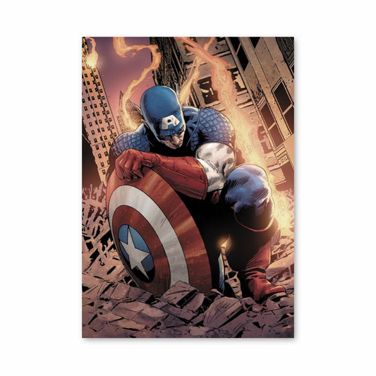 Poster Captain America-tekening