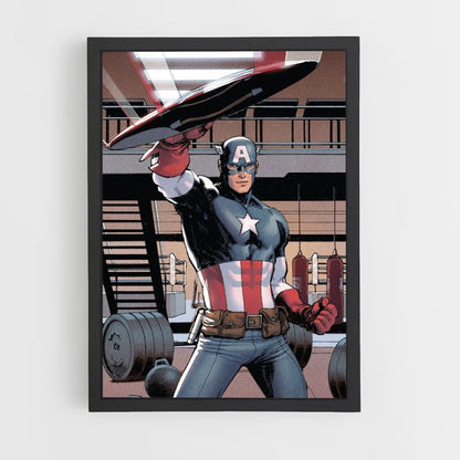 Affiche Captain America Comics