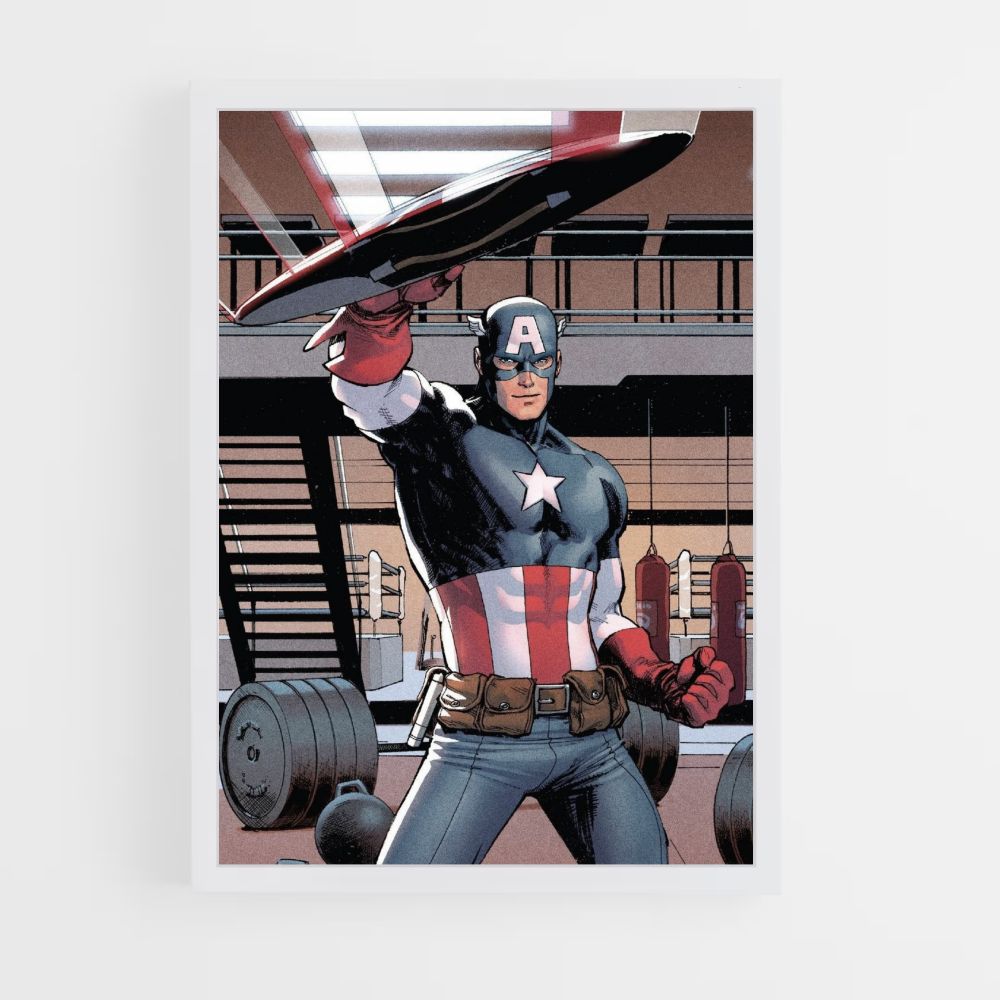 Affiche Captain America Comics