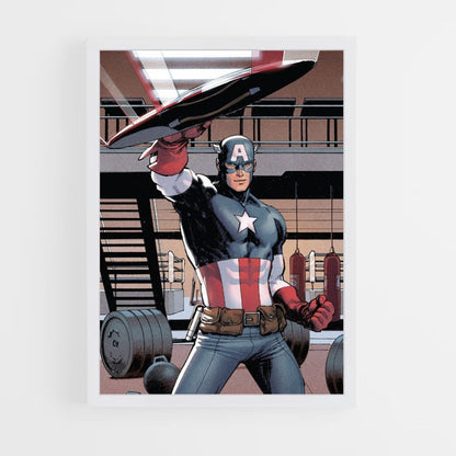 Affiche Captain America Comics