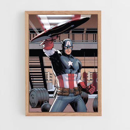 Affiche Captain America Comics