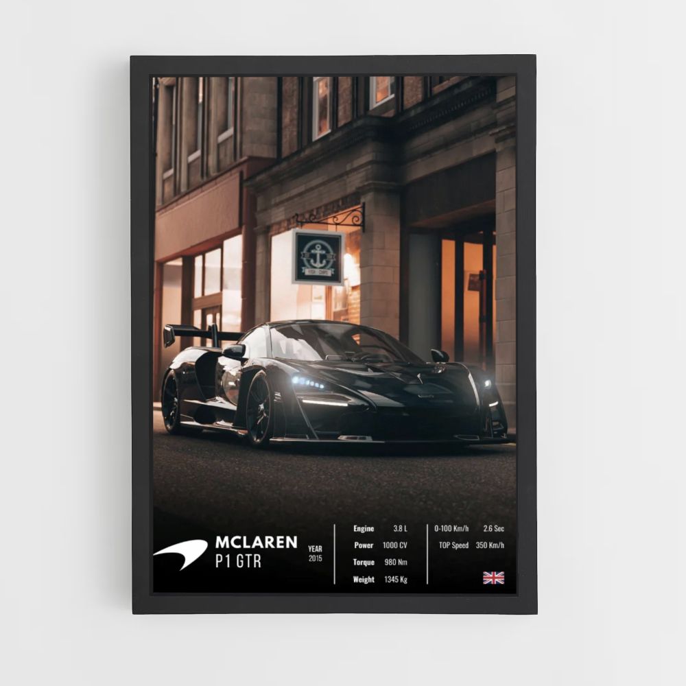 McLaren P1GTR-poster