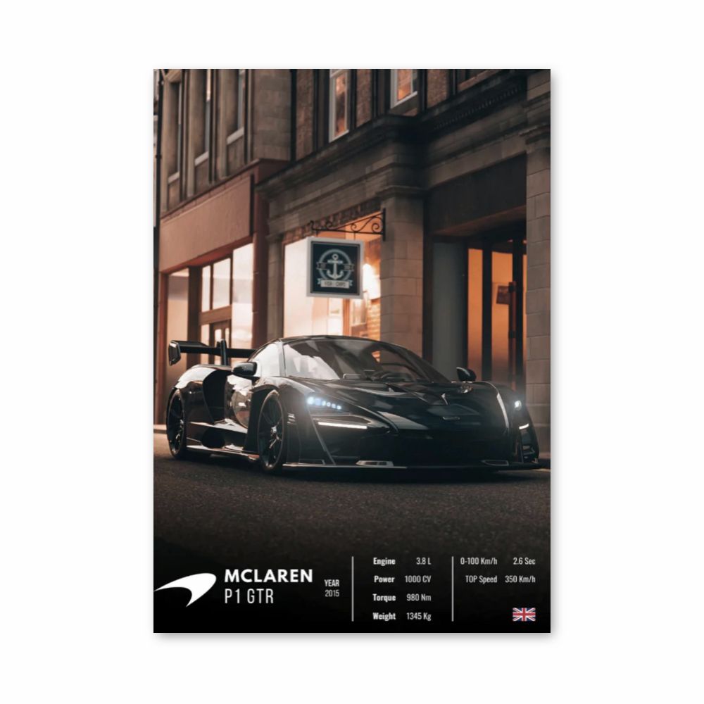 McLaren P1GTR-poster