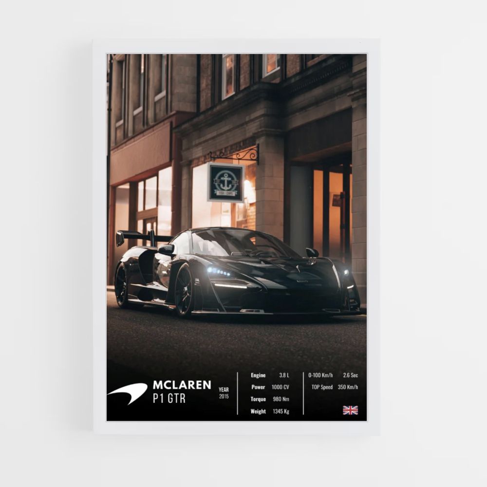 McLaren P1GTR-poster