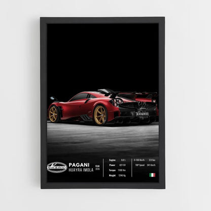 Pagani Huayra Imola-poster