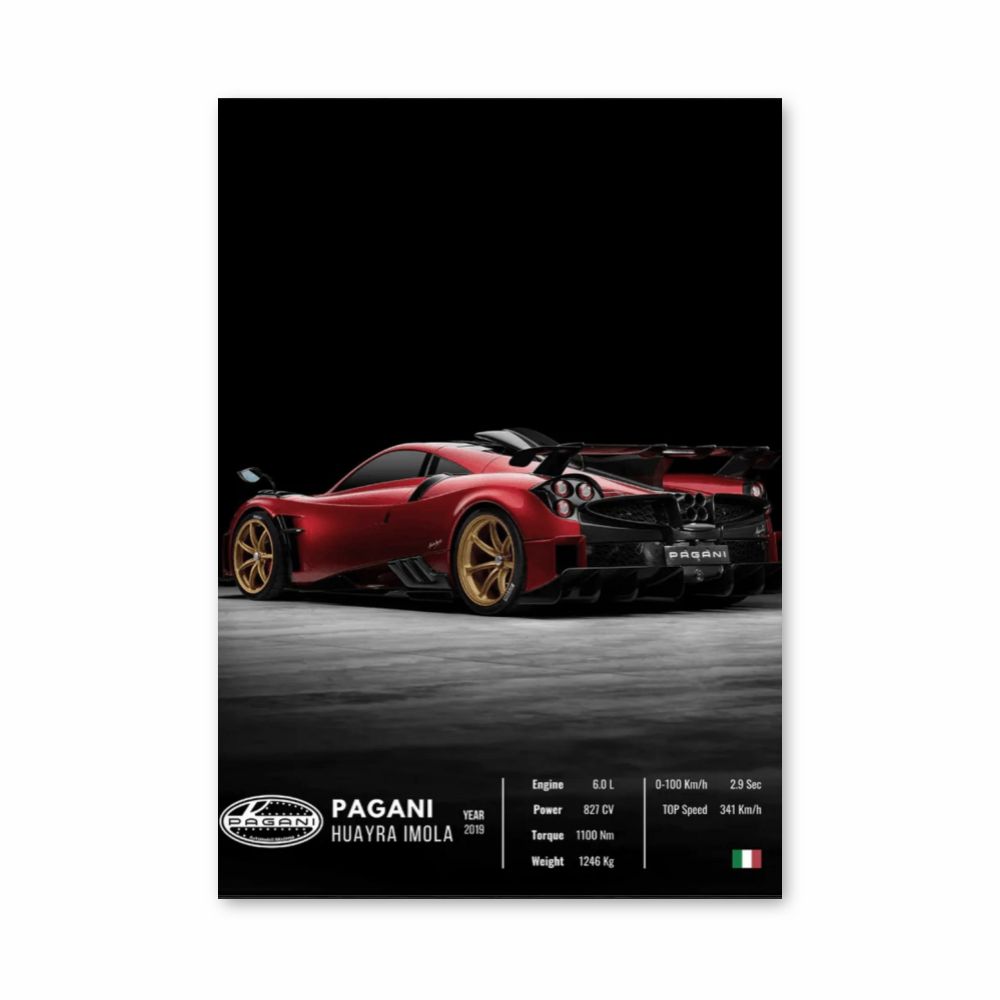 Pagani Huayra Imola-poster