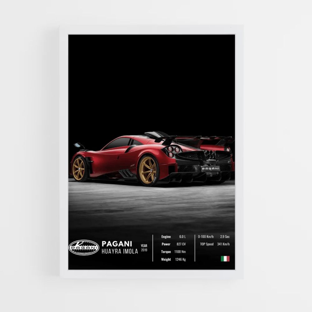 Pagani Huayra Imola-poster