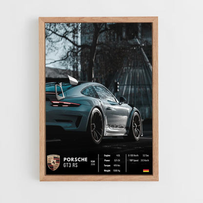 Porsche GT3 RS-poster