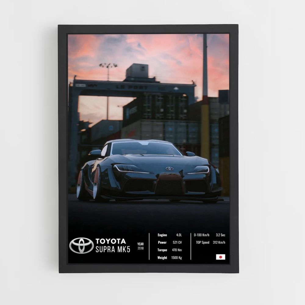 Toyota Supra MK5-poster