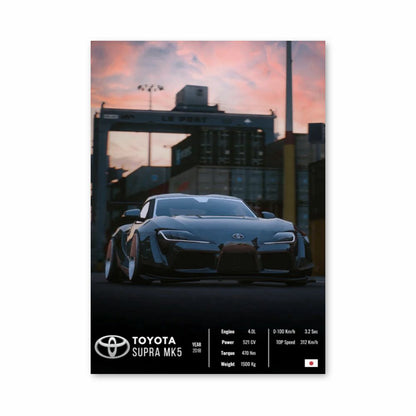 Toyota Supra MK5-poster