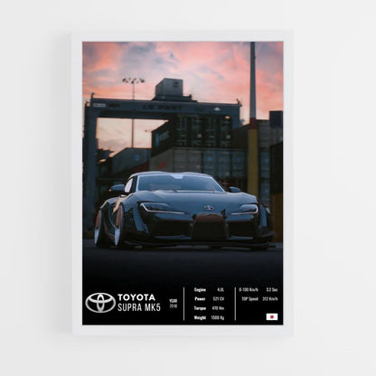 Toyota Supra MK5-poster