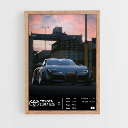 Toyota Supra MK5-poster