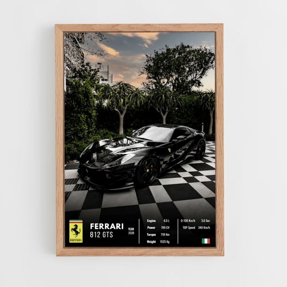 Ferrari 812 GTS-poster