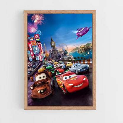 cars-12 cadre Bois clair