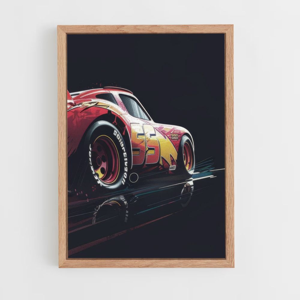 Poster Auto's Flash Mcqueen