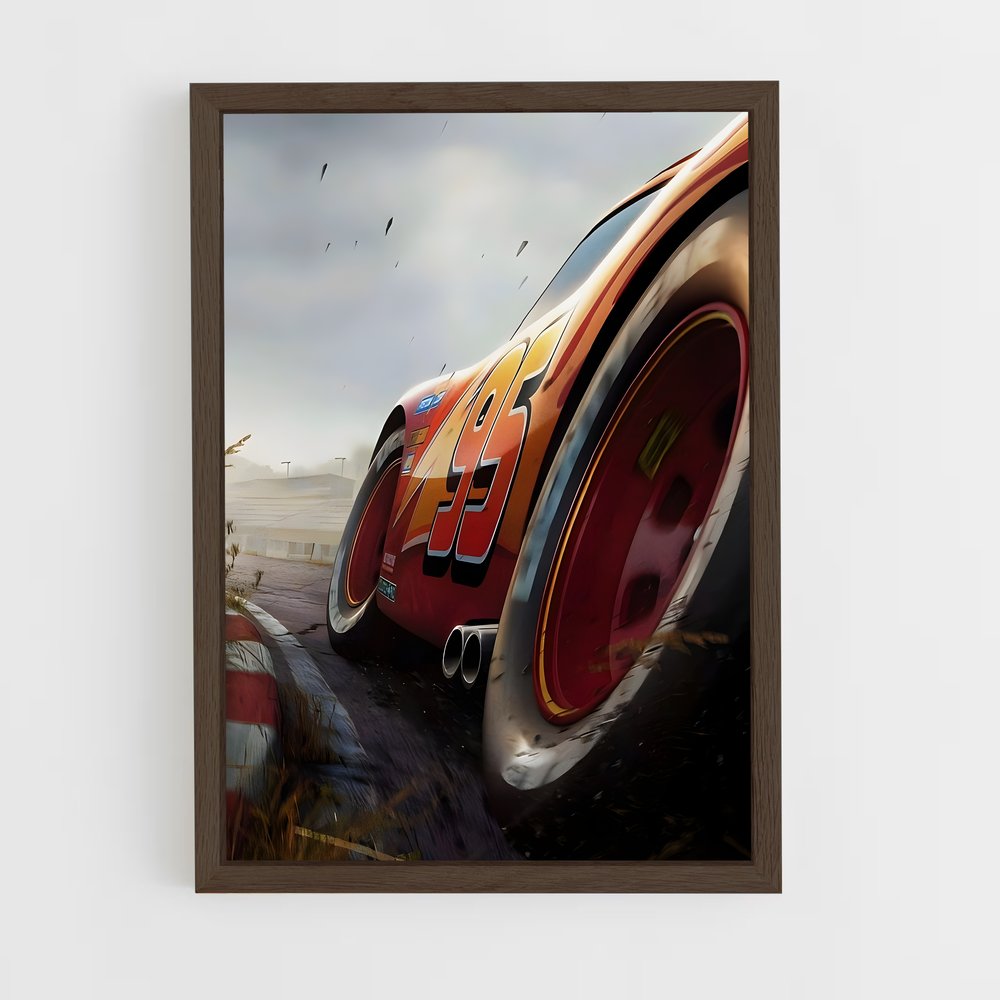 cars-8 cadre Bois foncé