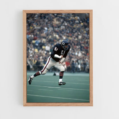 chicago-bears-3 cadre Bois clair