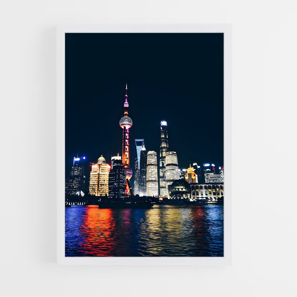 china-1 cadre Blanc