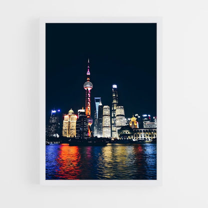 china-1 cadre Blanc