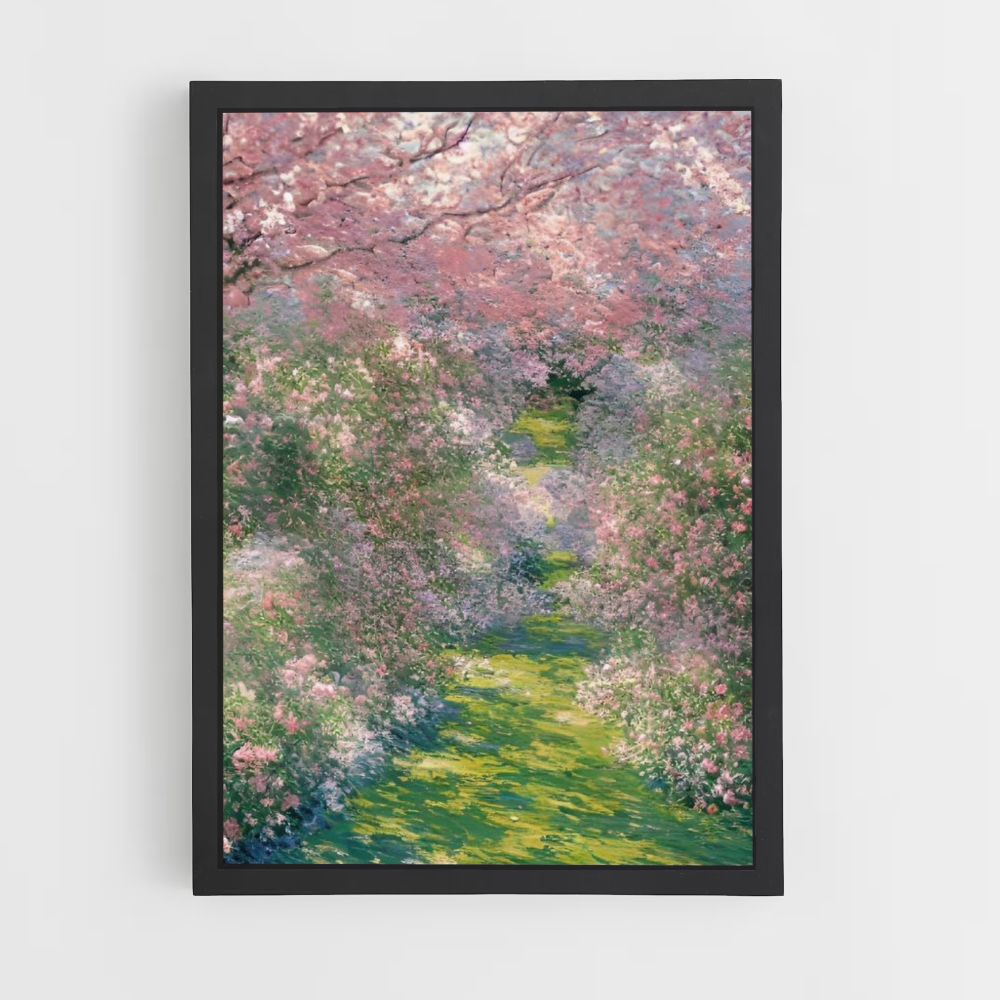 Poster Monet-bloemen