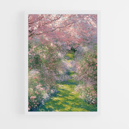 Poster Monet-bloemen