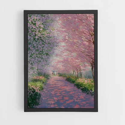 Poster Monet Kersenbloesems