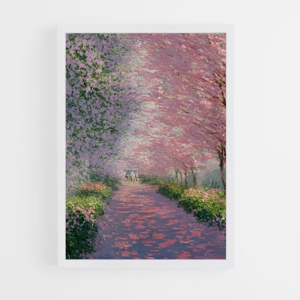 Poster Monet Kersenbloesems