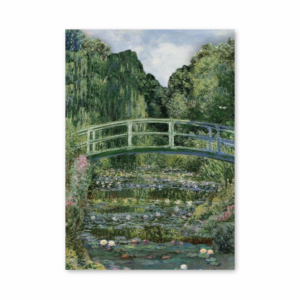 Poster Monet Japanse brug